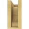 Ekena Millwork 4"W x 8"D x 8"H Classic Asheboro Rough Cedar Woodgrain TimberThane Corbel, Primed Tan CORUR04X08X08ASHRCPR - alternate 5